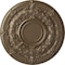 Ekena Millwork Dauphine Ceiling Medallion (Fits Canopies up to 13 1/4"), 33 7/8"OD x 1 3/8"P, Warm Silver CM33DAWSS - alternate 1